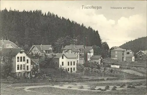 Finsterbergen Villenpartie am Steiger Kat. Finsterbergen