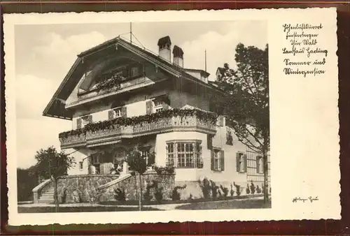 Finsterbergen Landhaus Hartung Kat. Finsterbergen