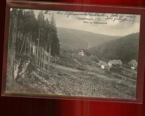 Finsterbergen Partie im Muehlengrund Kat. Finsterbergen