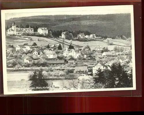 Finsterbergen Blick zum Kurhaus u.Rennstieg Kat. Finsterbergen