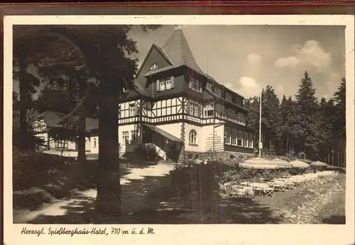 Friedrichroda Herzogl.Spiessberghaus Hotel Kat. Friedrichroda