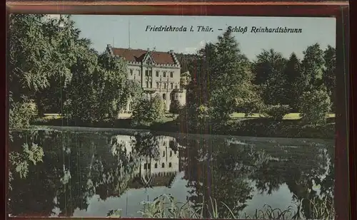 Friedrichroda Schloss Reinhardtsbrunn Kat. Friedrichroda