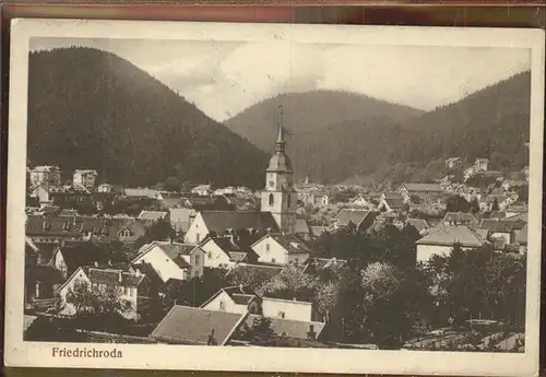 Friedrichroda Totalansicht Kat. Friedrichroda