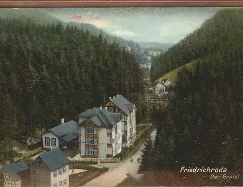 Friedrichroda Der Grund Kat. Friedrichroda