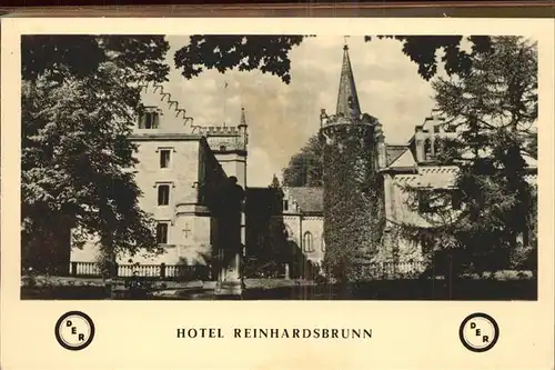 Friedrichroda Hotel Reinhardsbrunn Kat. Friedrichroda