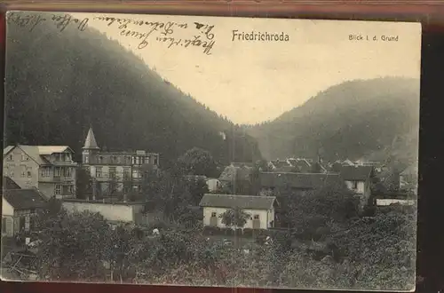 Friedrichroda Der Grund Kat. Friedrichroda