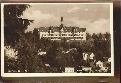 Friedrichroda Kurhaus Villenpartie Kat. Friedrichroda