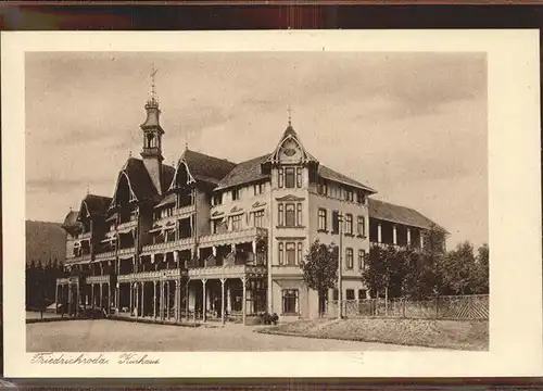 Friedrichroda Kurhaus Kat. Friedrichroda