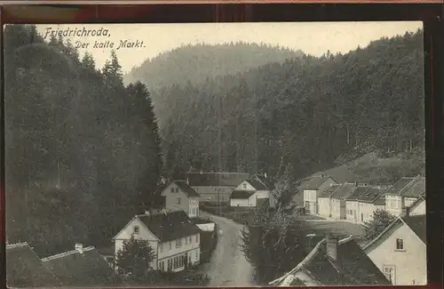 Friedrichroda Der kalte Markt Kat. Friedrichroda