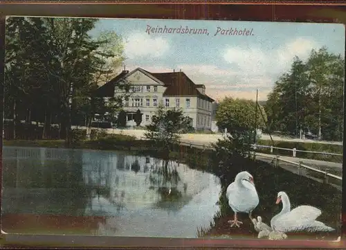 Reinhardsbrunn Parkhotel Schwaene Kat. Friedrichroda