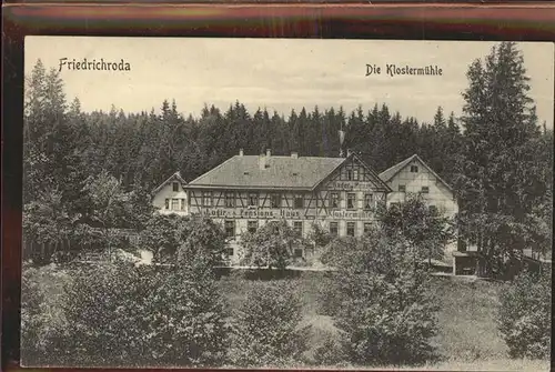 Friedrichroda Die Klostermuehle Kat. Friedrichroda