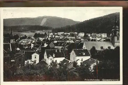 Friedrichroda Gesamtansicht Kat. Friedrichroda