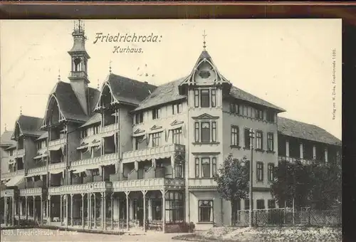 Friedrichroda Kurhaus Kat. Friedrichroda