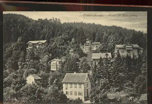 Friedrichroda Villen am Herzogsweg Kat. Friedrichroda