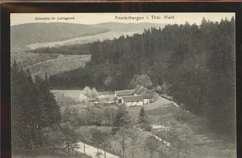 Finsterbergen Oelmuehle Leinagrund Kat. Finsterbergen Thueringer Wald