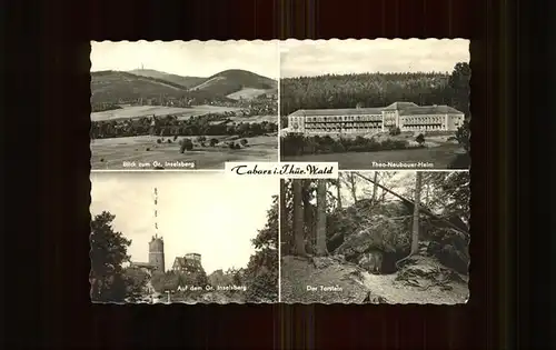 Tabarz Torstein Gr. Inselberg Theo Neubauer Heim Kat. Tabarz Thueringer Wald