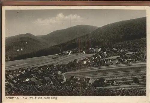 Tabarz Inselberg  Kat. Tabarz Thueringer Wald