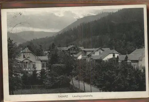 Tabarz Lauchagrundstr. Kat. Tabarz Thueringer Wald