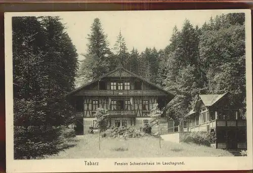Tabarz Pension Schweizerhaus Lauchagrund Kat. Tabarz Thueringer Wald