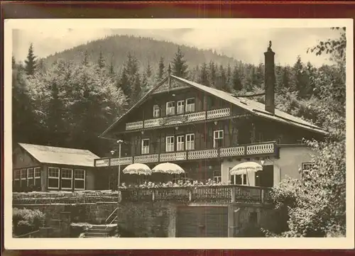 Tabarz Schweizerhaus Kat. Tabarz Thueringer Wald
