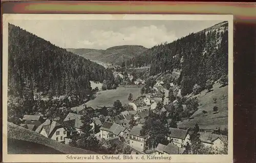 Ohrdruf Schwarzwald Kaefernburg Kat. Ohrdruf