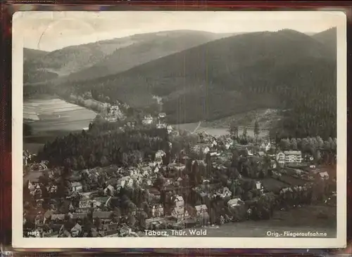 Tabarz Fliegeraufnahme Kat. Tabarz Thueringer Wald