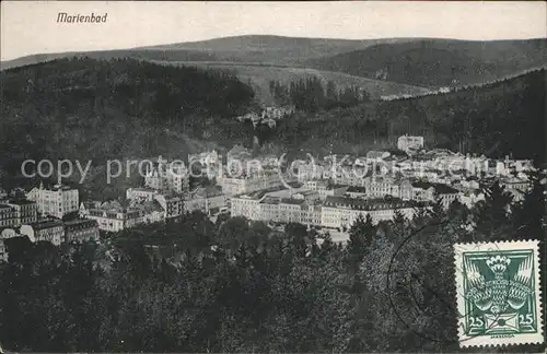 Marienbad Tschechien Boehmen Panrorama Kat. Marianske Lazne