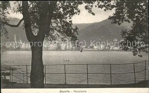 Rapallo Liguria Panorama Kat. Rapallo