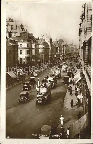 London The Strand Kat. City of London