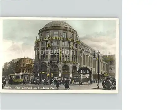 Berlin Haus Vaterland Potsdamer Platz Kat. Berlin