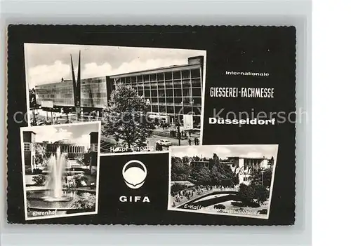 Duesseldorf GIFA Giesserei Fachmesse Ehrenhof Kat. Duesseldorf