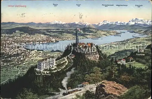 Uetliberg Zuerich Hotel Uetliberg Saentis Speer Kuessnacht Kat. Uetliberg