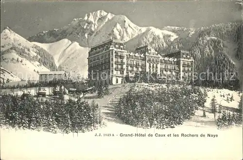 Rochers de Naye Grand Hotel de Caux Kat. Rochers de Naye