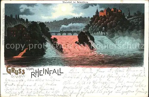 Rheinfall SH Beleuchtung Kat. Rheinfall