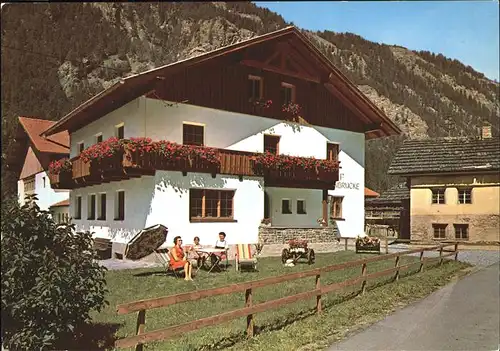 Toesens Tirol Bauernhof Gasthaus "Hof Steinbruecke" Kat. Toesens