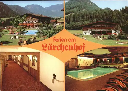 Erpfendorf Ferienhotel Laerchenhof Schwimmbad Kat. Kirchdorf in Tirol