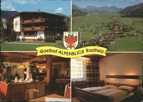 Radfeld Tirol Gasthof Alpenblick Wappen Kat. Radfeld Kufstein