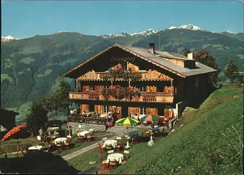 Zell Ziller Tirol Alpengasthof Enzianhof Kat. Zell am Ziller