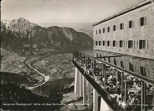 Bad Reichenhall Berghotel Predigtstuhl Gipfelstation Hochstaufen Chiemgauer Alpen Kat. Bad Reichenhall