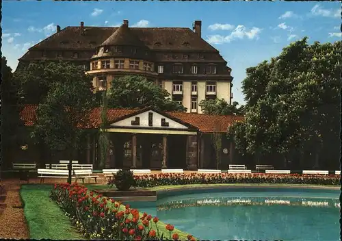 Bad Nauheim Grand Hotel und Trinkkuranlage Kat. Bad Nauheim