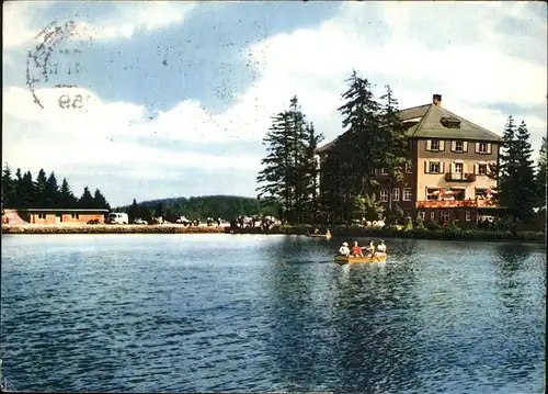 Mummelsee Berghotel Boot Kat. Seebach