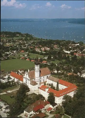 Diessen Marienmuenster Fliegeraufnahme Kat. Diessen a.Ammersee