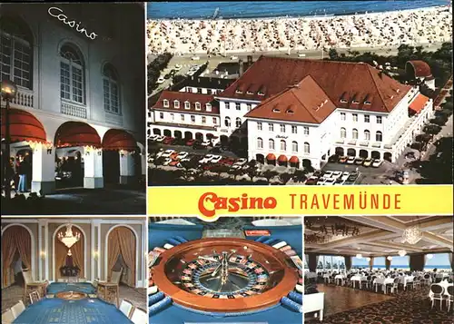 Travemuende Ostseebad Casino Roulette Strand / Luebeck /Luebeck Stadtkreis