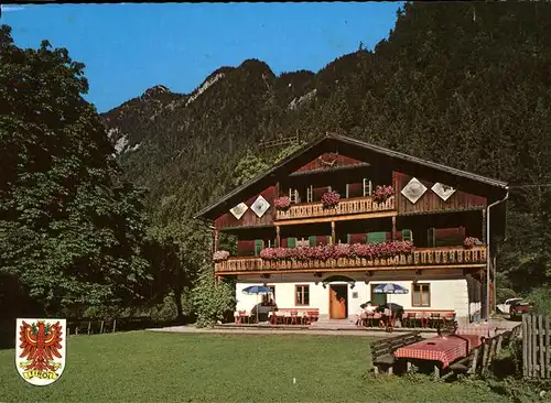 Brandenberg Tirol Forsthaus Kaiserhaus Wappen / Brandenberg /Tiroler Unterland