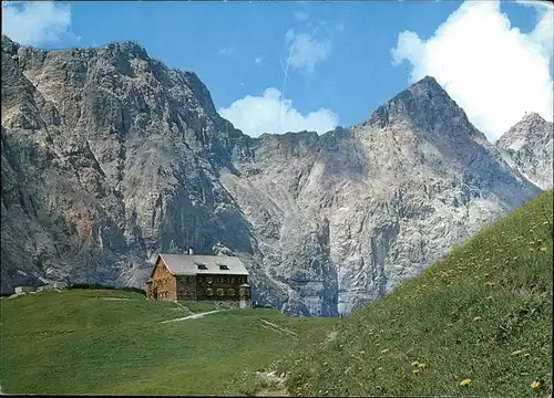 Falkenhuette Kaltwasser Karwendelgebirge Kat. Vomp