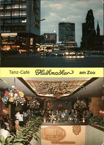 Berlin Tanz Cafe Huthmacher am Zoo Kat. Berlin