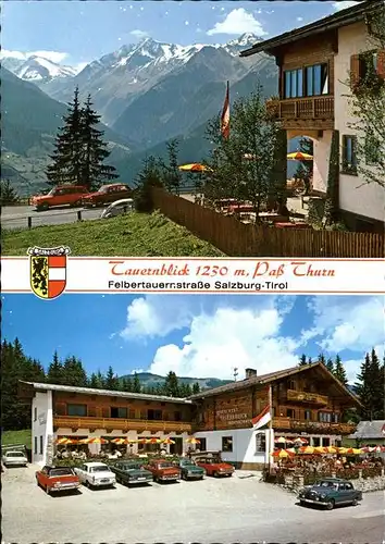 Mittersill Oberpinzgau Restaurant Pension Tauernblick Pass Thurn Wappen Kat. Mittersill