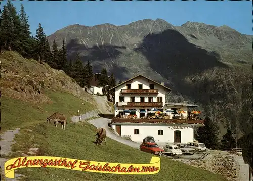 Soelden Alpengasthof Gaislachalm Kuh Kat. Soelden