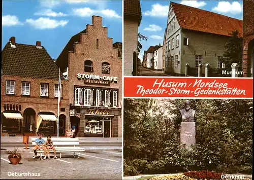 Husum Nordfriesland Theodor Sturm Gedenkstaetten Museum Denkmal Geburtshaus / Husum /Nordfriesland LKR