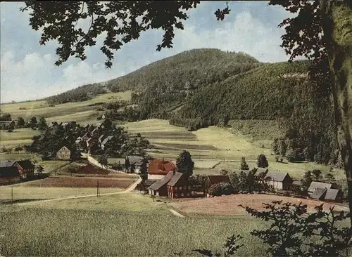 Waltersdorf Zittau Zittauer Gebirge mit Lausche Kurort Kat. Grossschoenau Sachsen